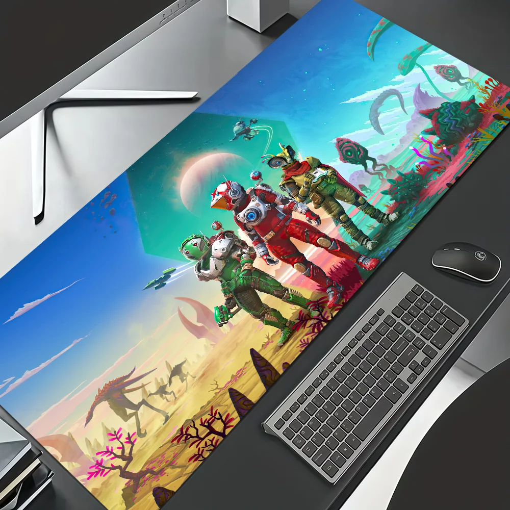 N-No Man s Sky Game Mouse Pad Non-slip Thickened MousePad Large Writing Lockedge Gaming Cushion Office Student