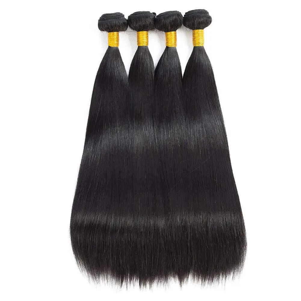 Brazilian Straight Hair Weaves Human Hair Bundles Straight Hair Extension Natural Color 1/3/4Bundle Weave Free Shipping