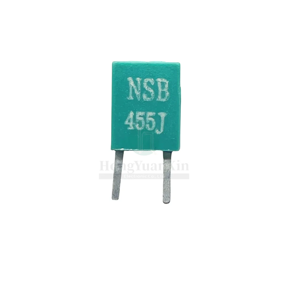 50pcs/ceramic crystal oscillator NSB455J 455K 455KHZ in-line two-pin ceramic resonator DIP-2P green