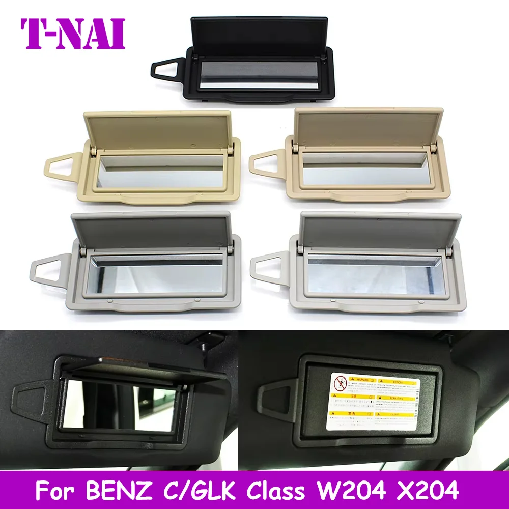 Sun Shade Shield Visor Make-up Cosmetic Mirror Cover For Mercedes Benz C GLK Class W204 X204 C180 C200 C260 GLK300 2048104610