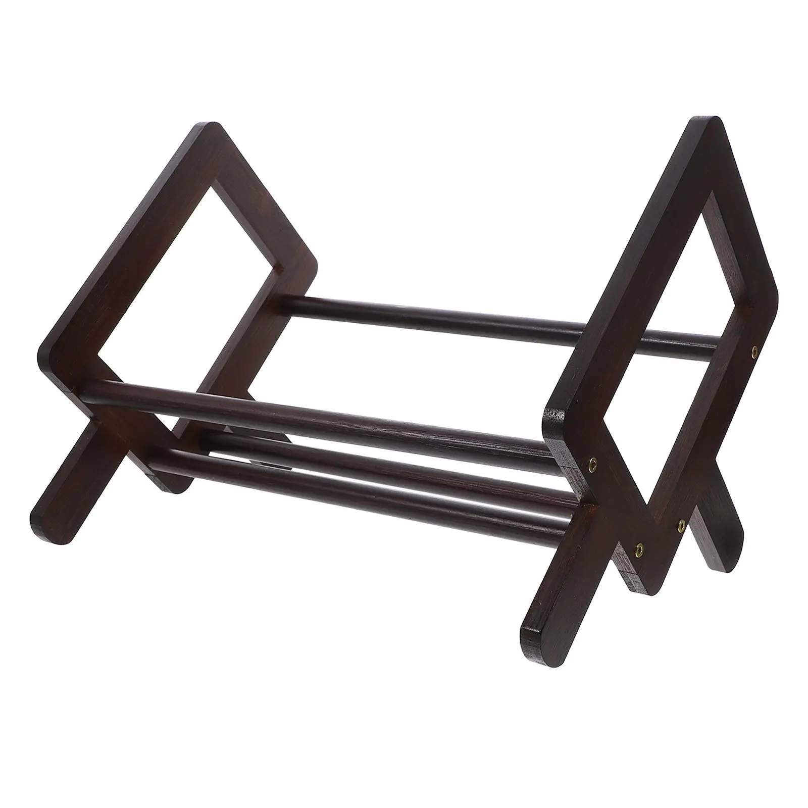 Bamboo Desktop Book Stand Compact Multi Functional Reading Rack for Textbooks Documents Tablets Music Scores Convenient Study