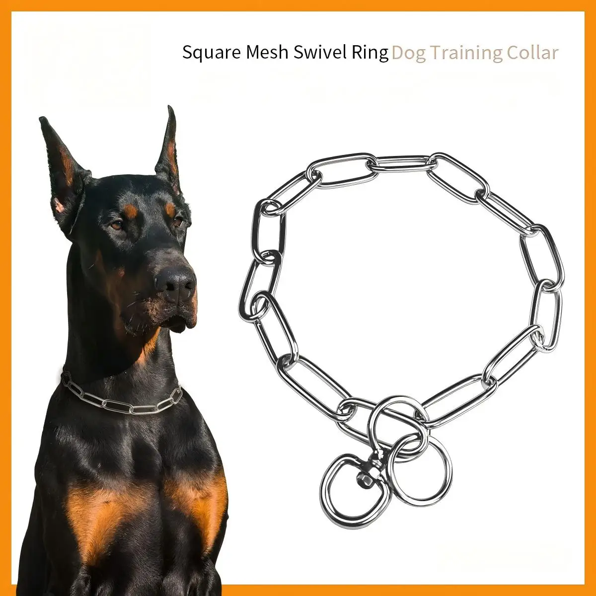 

Универсальная шлейка для крупных собак с поводком из нержавеющей стали, ударопрочная, с амортизацией, с квадратным кольцом для дрессировки и прогулок.