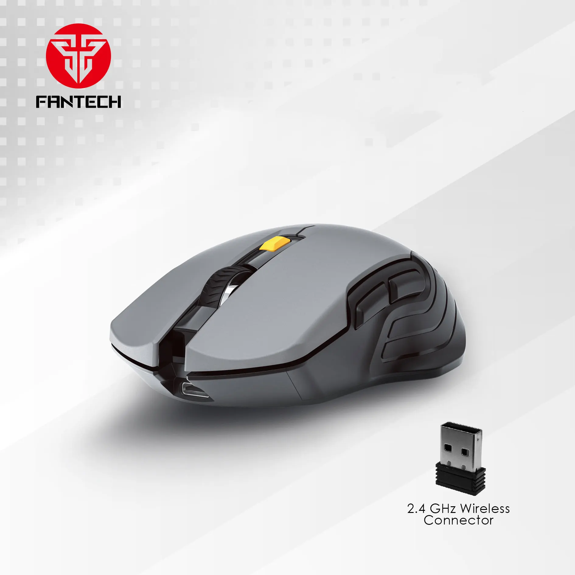 FANTECH RAIGOR III WG12R Mouse da ufficio wireless 2.4Ghz PAW3065 Sensore super risparmio energetico 2000DPI 89g Mouse ultraleggero