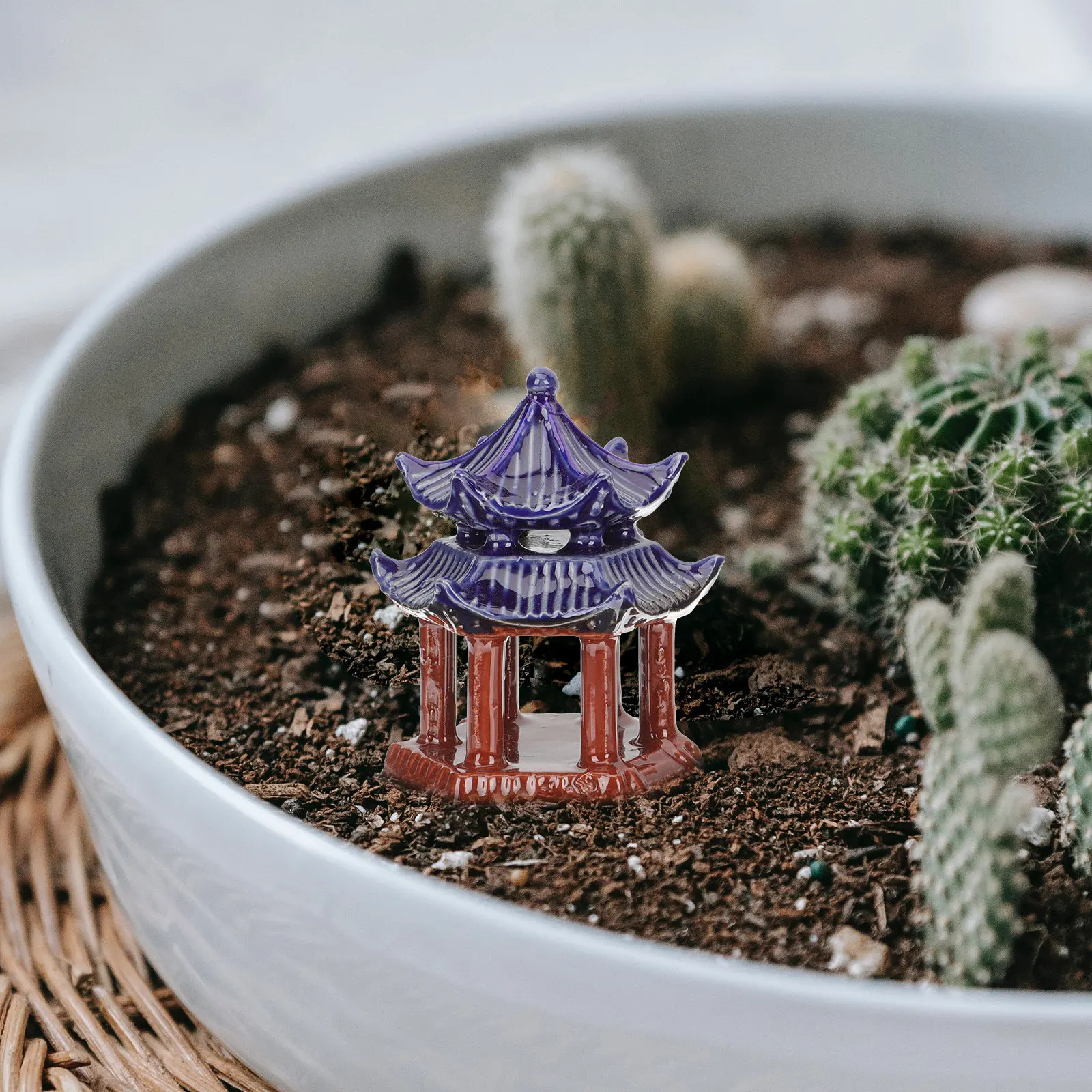 3 pièces, pagode miniature en  - Aquarium Decor avis et prix