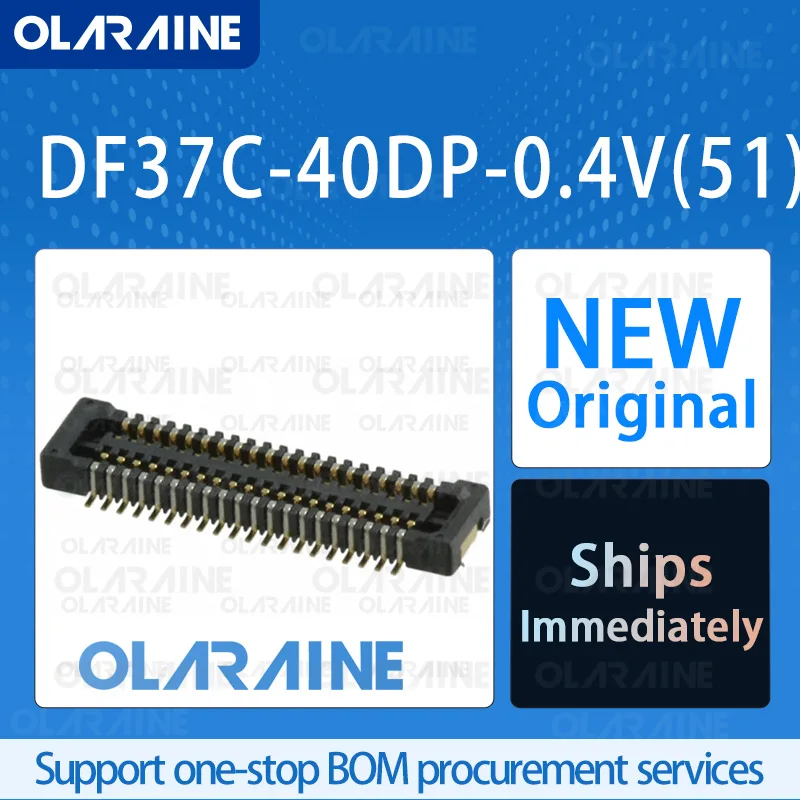 

20/50/100Pcs DF37C-40DP-0.4V(51) 100% brand new and original IC chip Mezzanine connectors 40 Position 300 mA