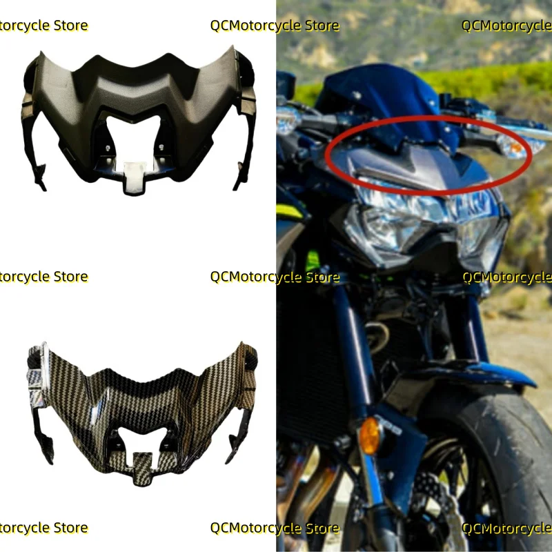 

ABS передняя верхняя носовая фара, обтекатель, обтекатель, подходит для Kawasaki Z900 2020 2021 2022 2023 2024, аксессуары для мотоциклов