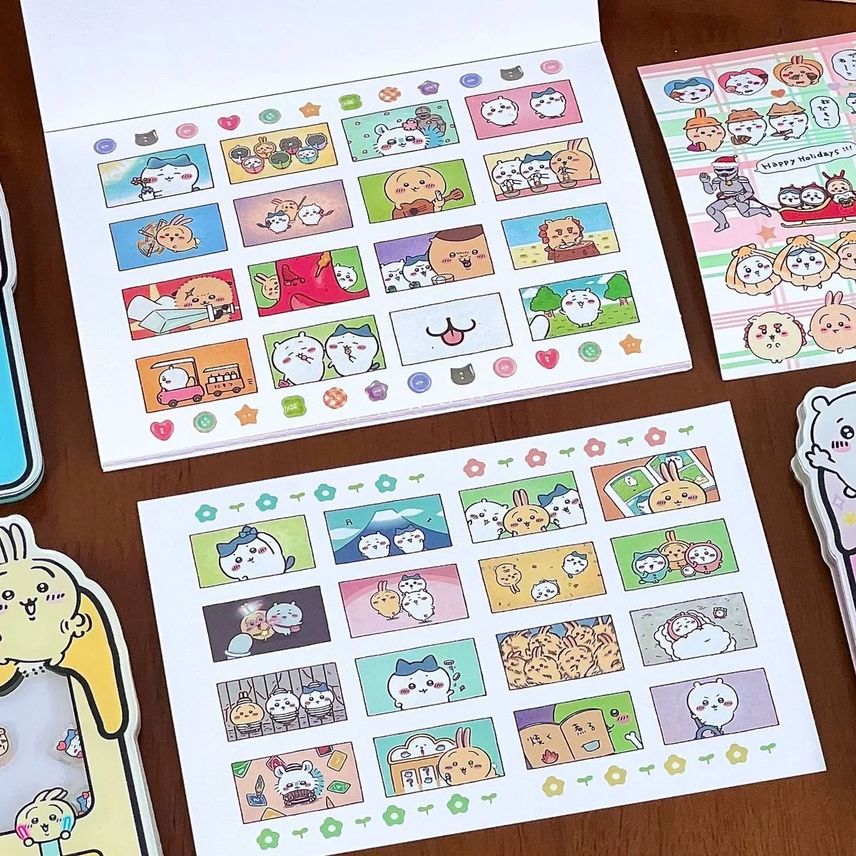 30 Stück niedliche Chiikawa-Aufkleber, Bücher, Kawaii-Anime-Aufkleber, gestanzte Aufkleber, DIY-Handbücher, Materialaufkleber, klassisches Spielzeug, Geschenk – Detail 9