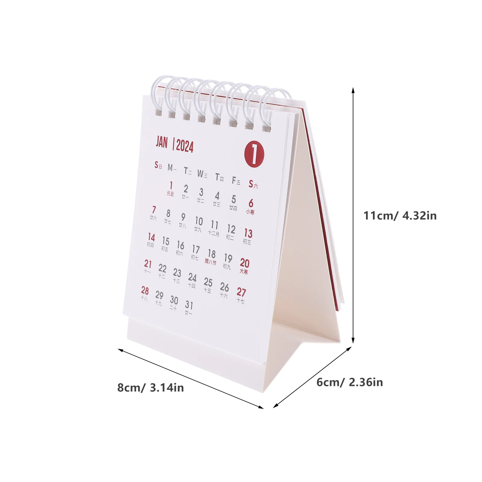 تقويم طاولة صغير، مخطط يومي للمكتب قابل للطي، تقويم ورقي للاستخدام المكتبي، مذكرة يومية وديكور للمكتب