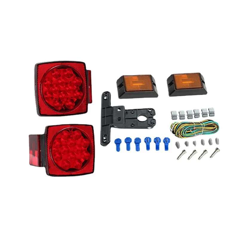 Car  Kit Square 12V Trailer Tail Light LED RV Truck Tail Yacht Tail Light eBay Kit