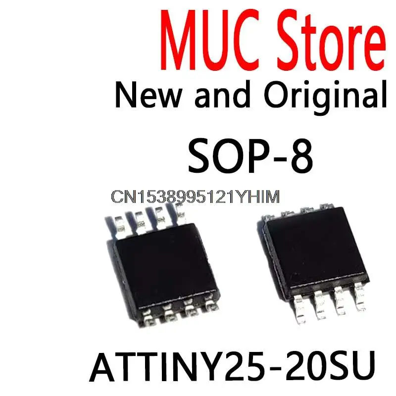 1PCS SOP-8 ATTINY25 20SU ITNY25-20SU 25-20SU ITNY25 IC MCU 8BIT 2KB FLASH 8SOIC In Stock ATTINY25-20SU