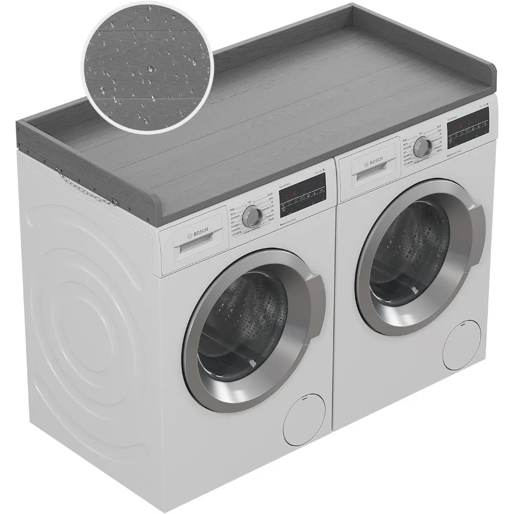 

Washer Dryer Countertop, Washer and Dryer Topper Covers for The Top, Laundry Countertop Laundry Room Organization