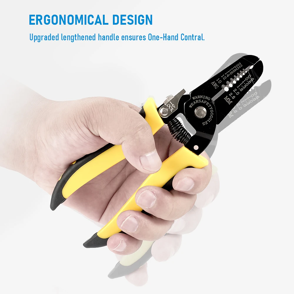 Wire Stripper Tools Multitool Plier Crimper Cable Cutter Multifunctional Stripping Tool Crimping Pliers Terminal