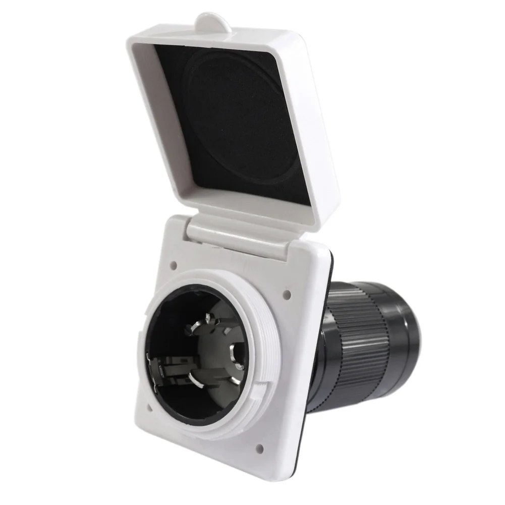 For Various Weather Conditions As Shown In The Picture for rv Power Input Socket High Voltage Support Robust Current Capacity