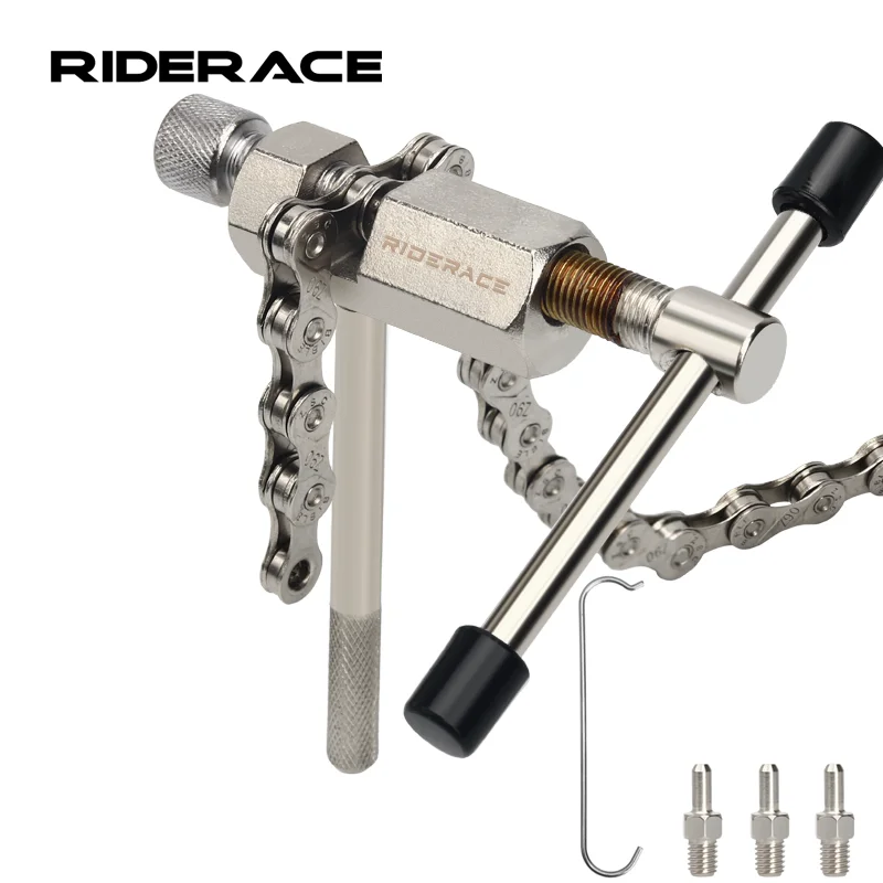 Bicycle Chain Breaker Splitter Cutter With Replace Pin Bike Chain Pin Remover Repair Tool For 7 8 9 10 11 Speed Chains Link