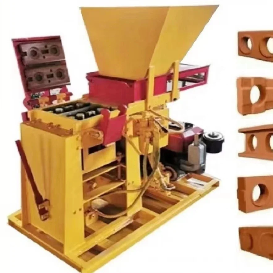 eco brava electric interlock automatic clay brick machine hydraulic press for making blocks ecological electric interlocking