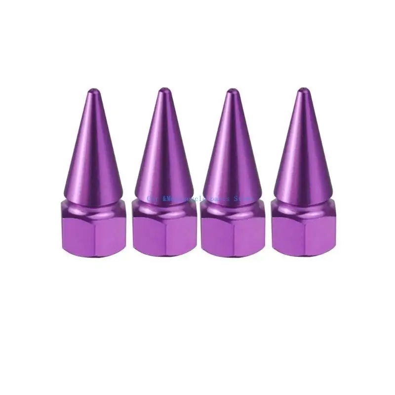 

Y9UC Spiked Universal Tire Valves Caps Dustproof Waterproof for Car SUV Trucks