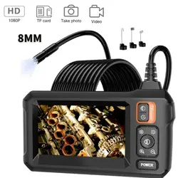 1080P Endoscope Camera 4.3inch LCD Screen Display Inspection Camera Industrail Piping Endoscopic for Cars