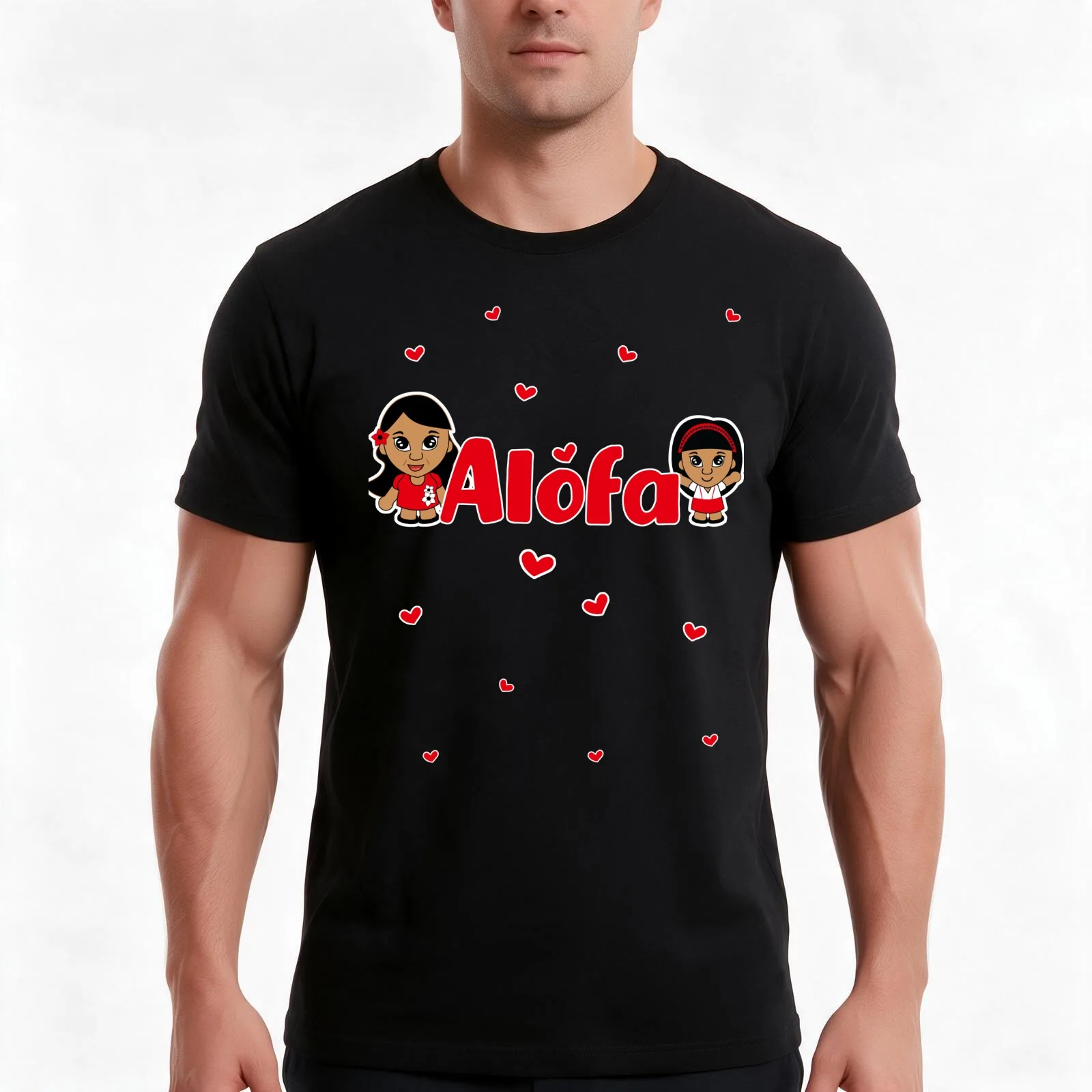 Love Samoa, Samoan Alofa, Samoan Language, Samoan Heart, Emotion T-Shirt, Summer Casual Cotton Tee, Oversized Streetwear Tops