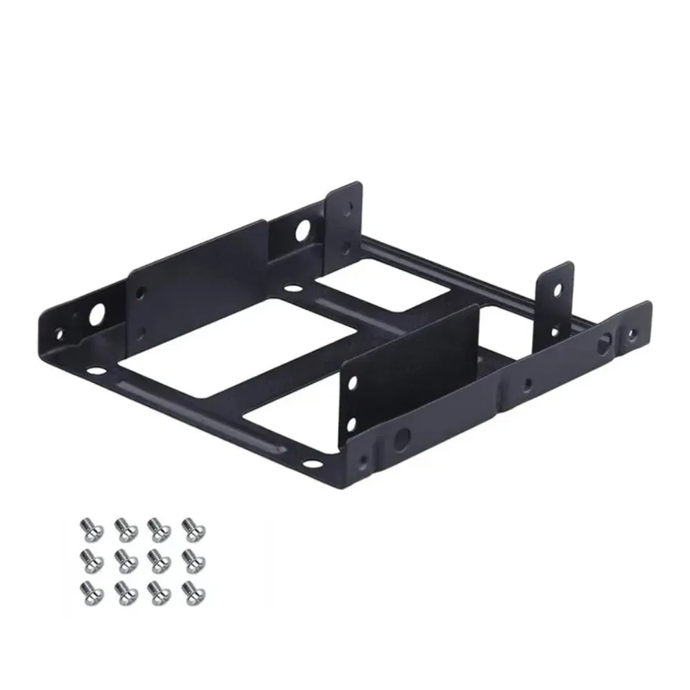 2.5 To 3.5 Inch Dual Hard Disk Bracket Support Two 2.5