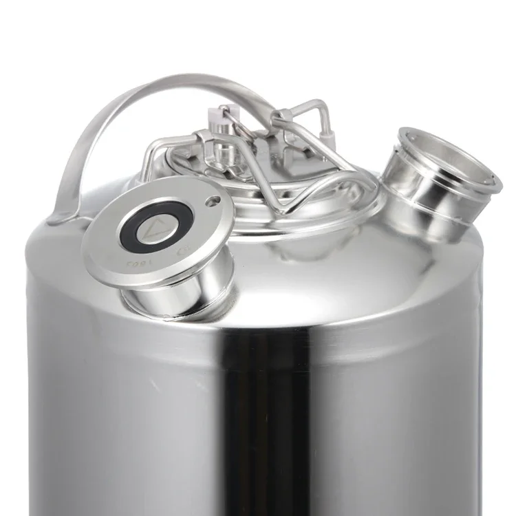 stainless steel Cleaning Keg 1 head/ 2 heads / 3 heads Wash Keg 10L / 15L  For Your Beer Line System Beer Bar accessories