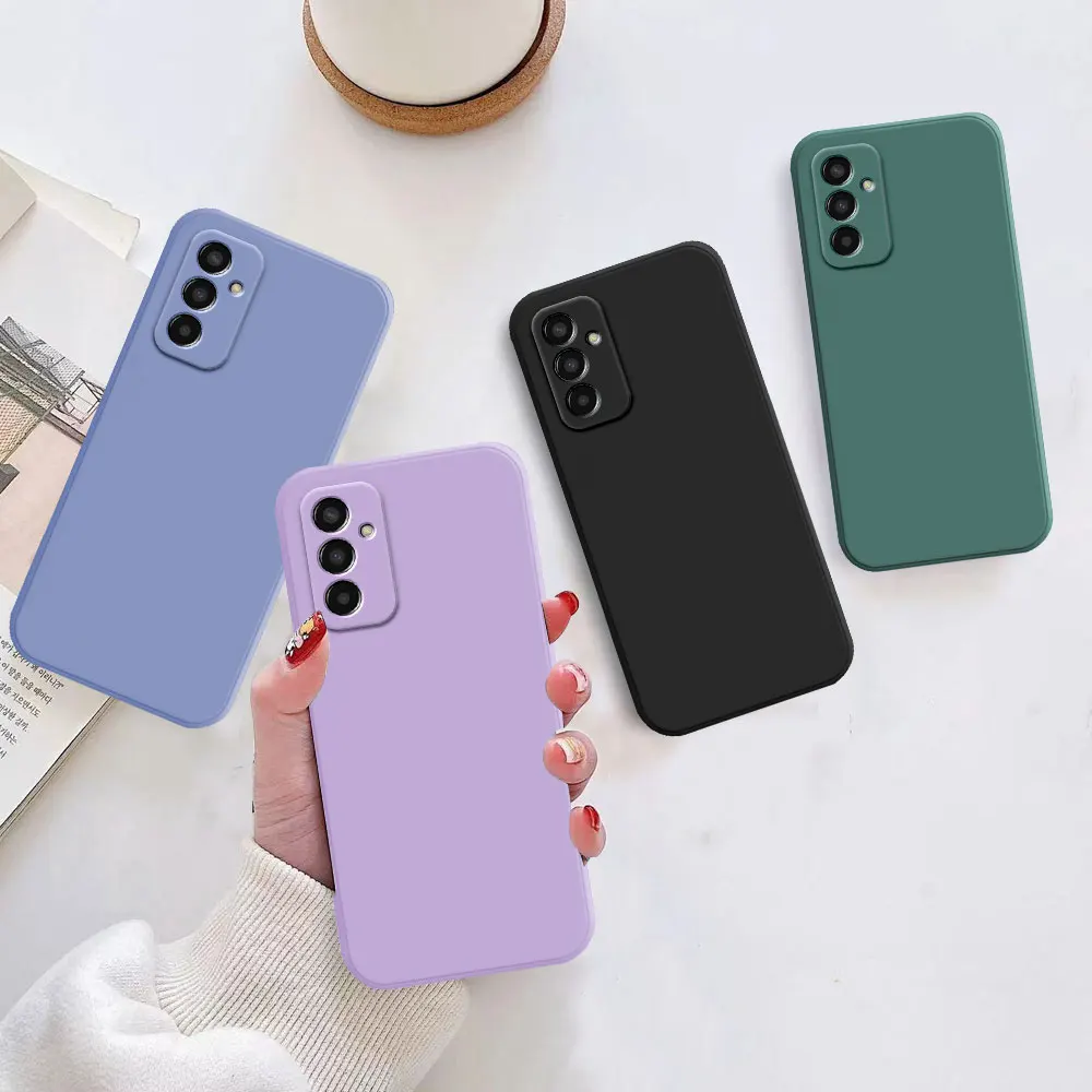 For Samsung Galaxy M13 F13 M22 M11 M54 F54 M53 M52 M33 M14 M10 M12 M01Core Case Funda Quantun3 Jump2 Cover Silicon Protect Coque