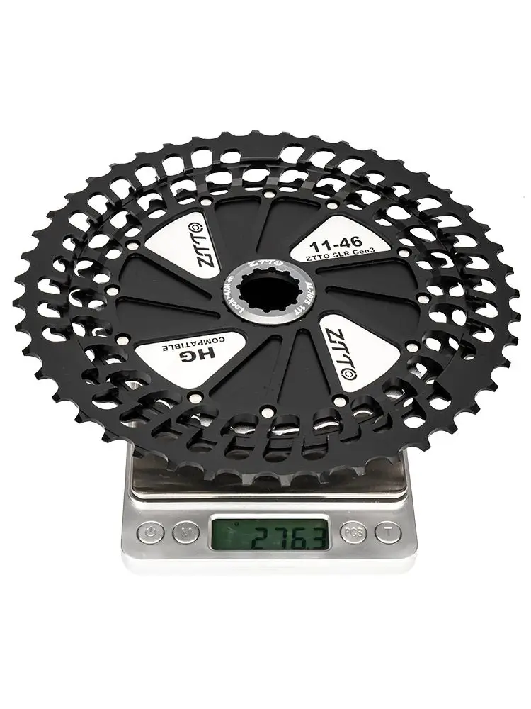 AliExpress ZTTO Ultralight MTB HG Cassette 12S 276g-299g 11-46T 11-50T 11-51T Black-Silver CNC SLR3 12 Speed K7 Sprocket