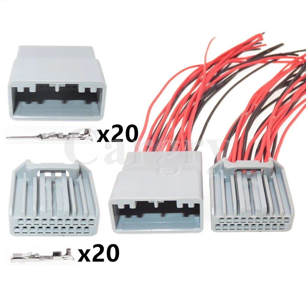 

1 Set 20P MX34020PF1 Car Small Power CD Player Connector For Honda MX34020SF1 AC Assembly Automobile Wiring Harness Socket