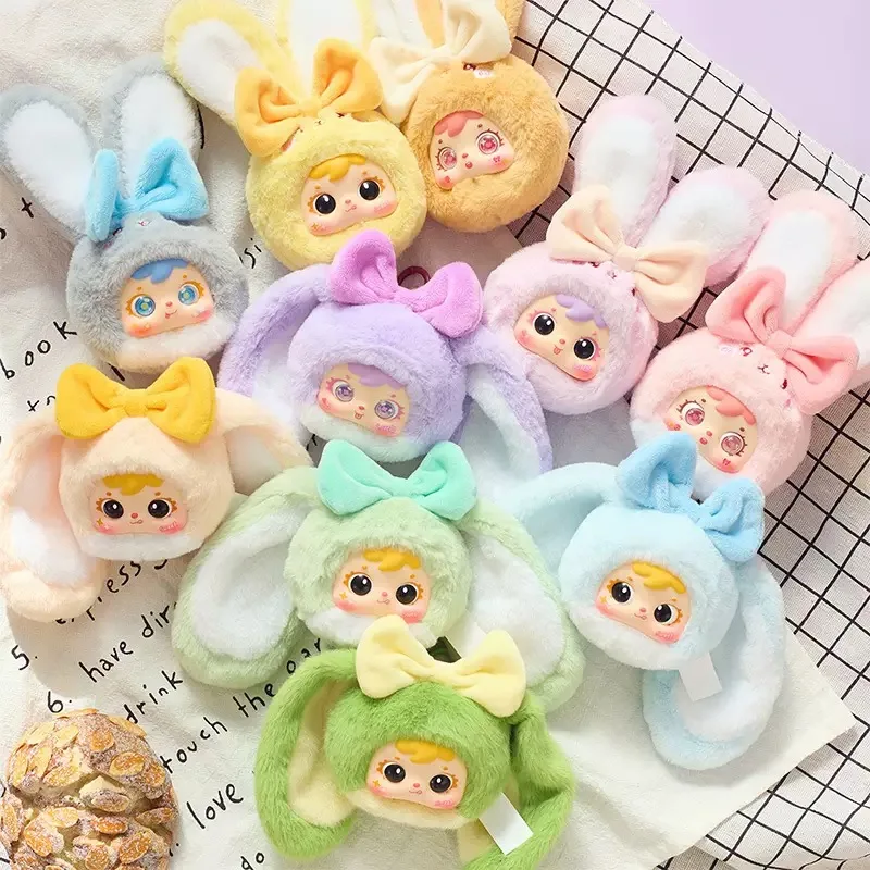 

Samuel Colorful Rabbit Series Vinyl Face Blind Box Kids Gift Trendy Hanging Ornament Cuddly Surprise Collectible Rabbit Pendant