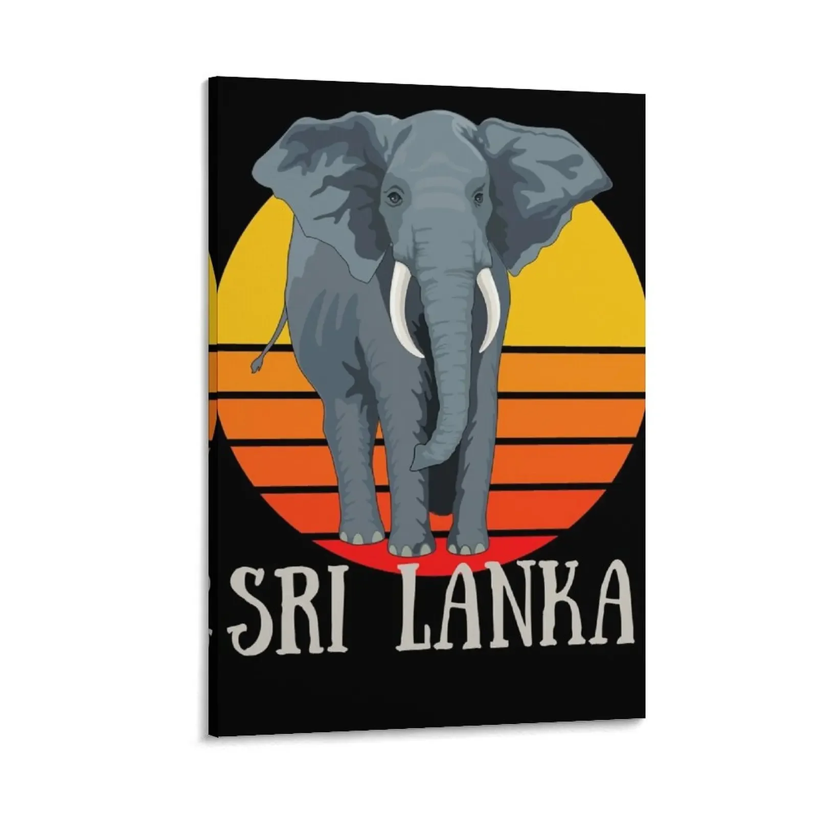 

Sri Lankan Elephants #5 Canvas Painting home decor interior accessories for home decor room decoration
