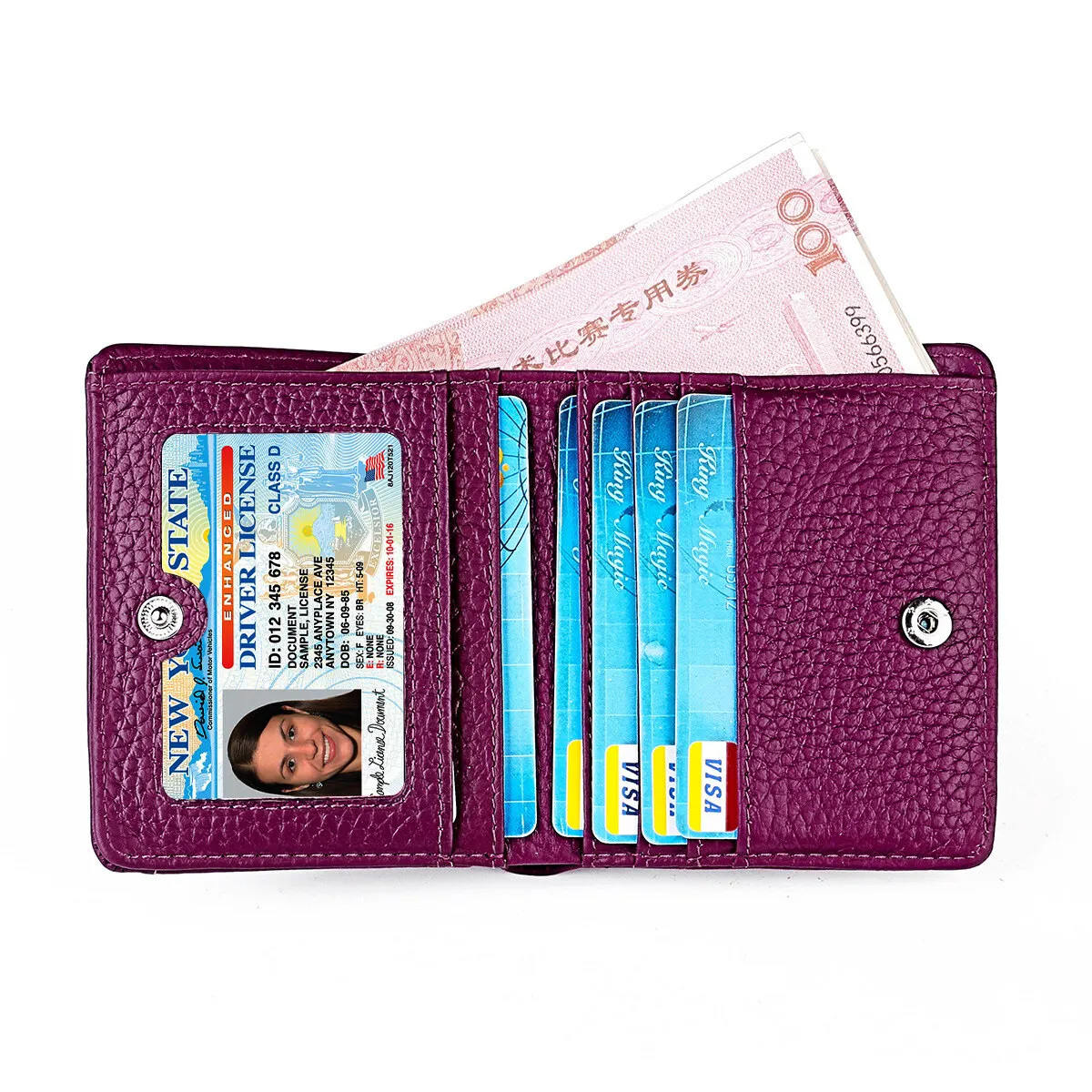 

Женский кошелек, короткий модный простой маленький карман для монет, RFID-держатель для кредитных карт, сумка для денег, несколько цветов