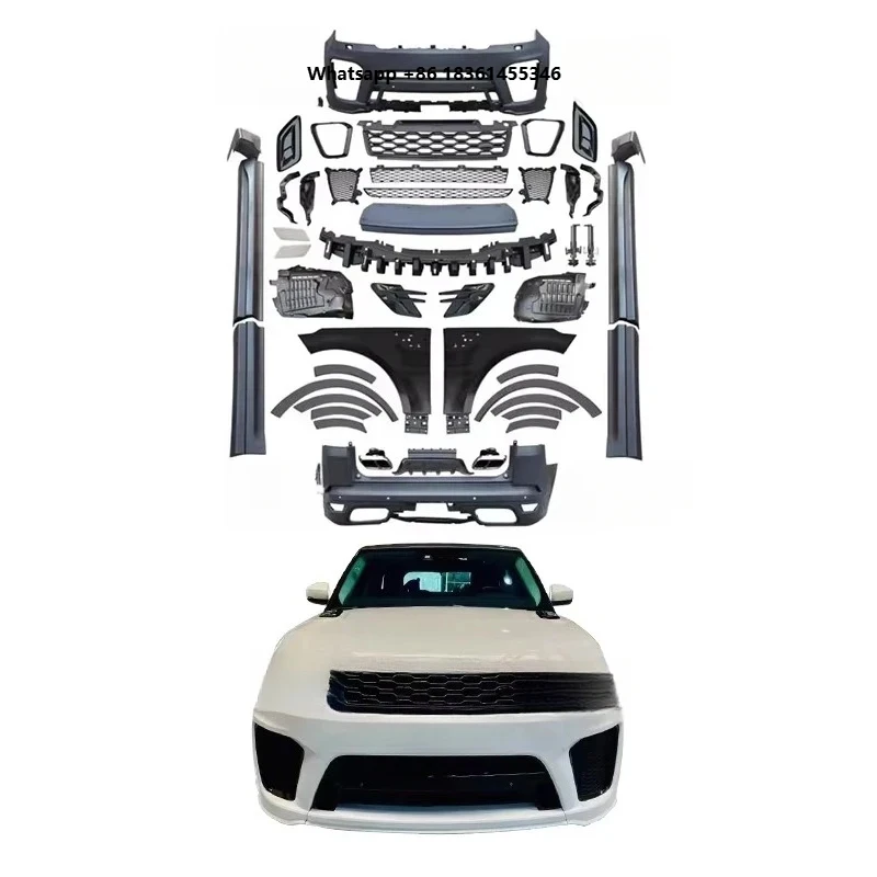 

For 2014-2017 Front Bumper Lip Rear Tail Decor Sport Body Kit