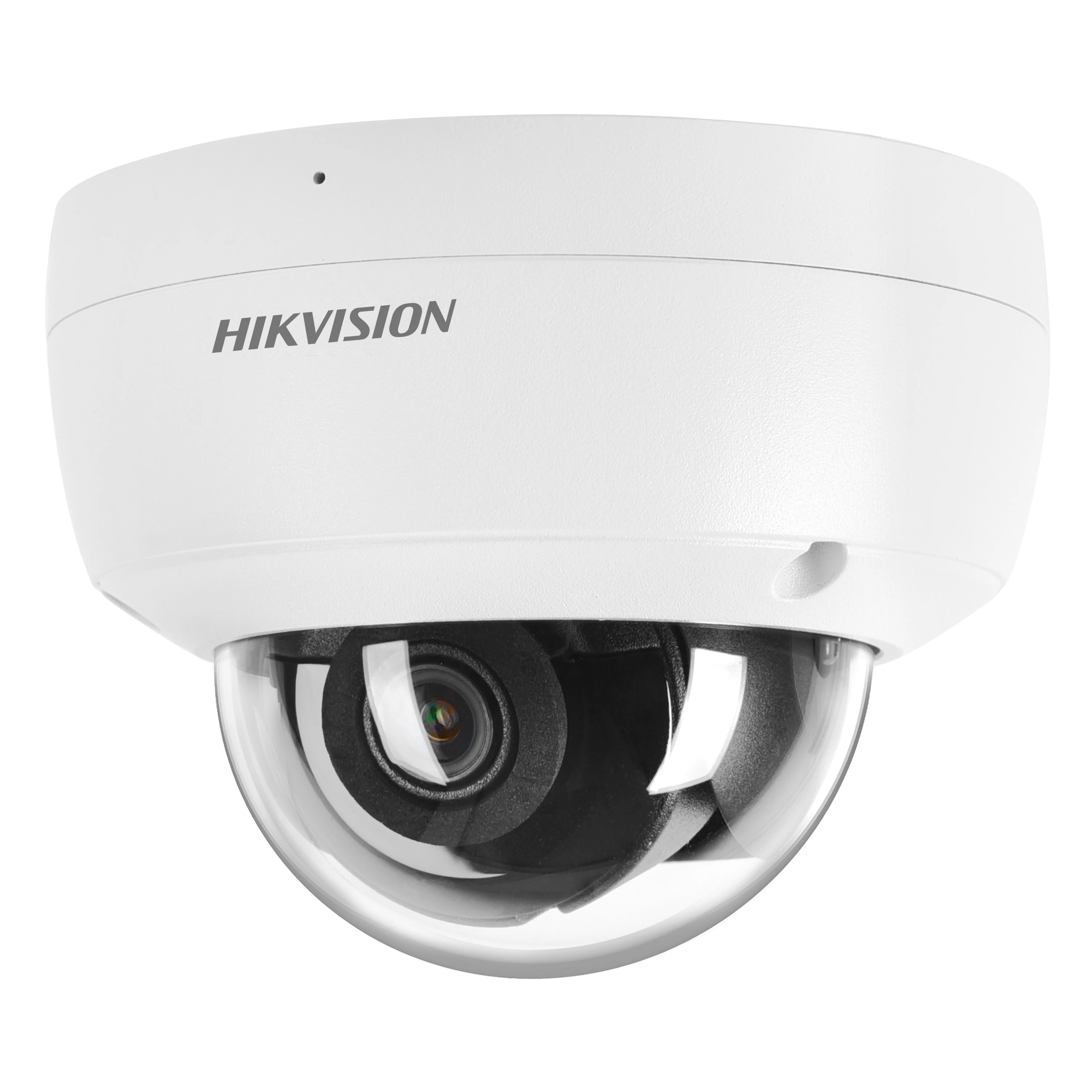 Hikvision-IPカメラ8mpドームds-2cd2186g2-isu, 4k poe,音響,アラーム,内蔵マイク,車両分類