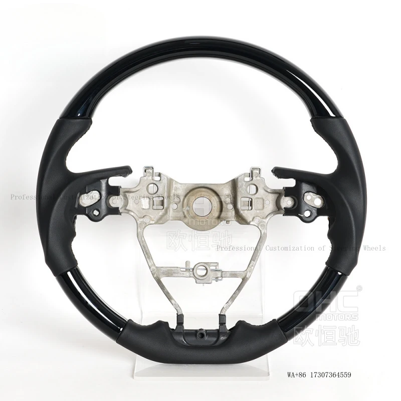 New for 18-23 Toyota Eighth Generation Camry steering wheel modification and upgrade, spray-coated flat leather car steerin