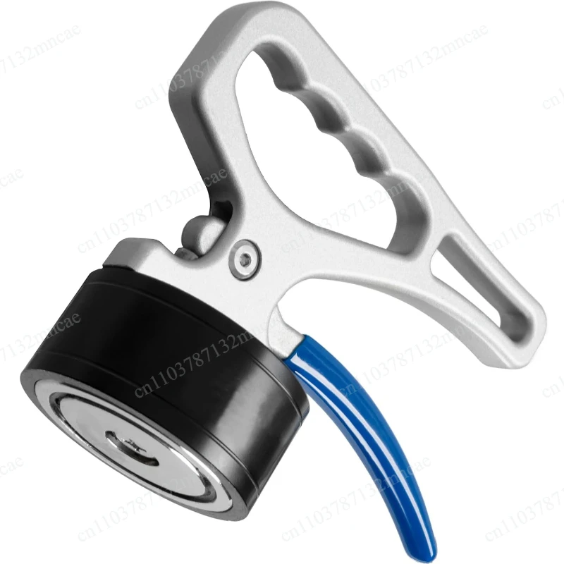 Portable strong magnetic picking tool with lifting magnet for quick release, suitable for metal separation of iron plates