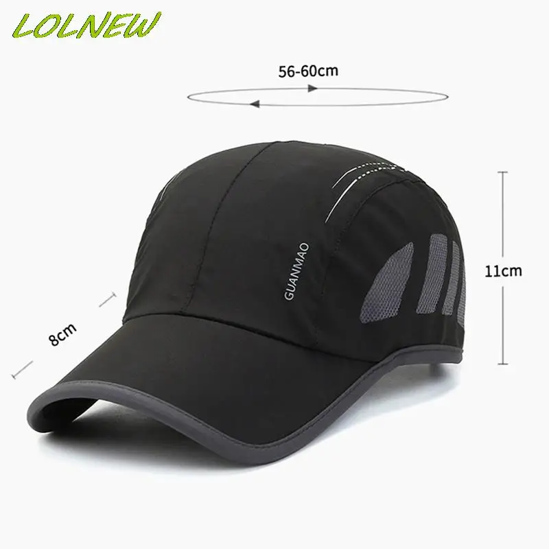 Outdoor Golf Fishing Hats for Men Quick Dry Waterproof Women Men Baseball Caps Adjustable Sport Summer Sun Hats