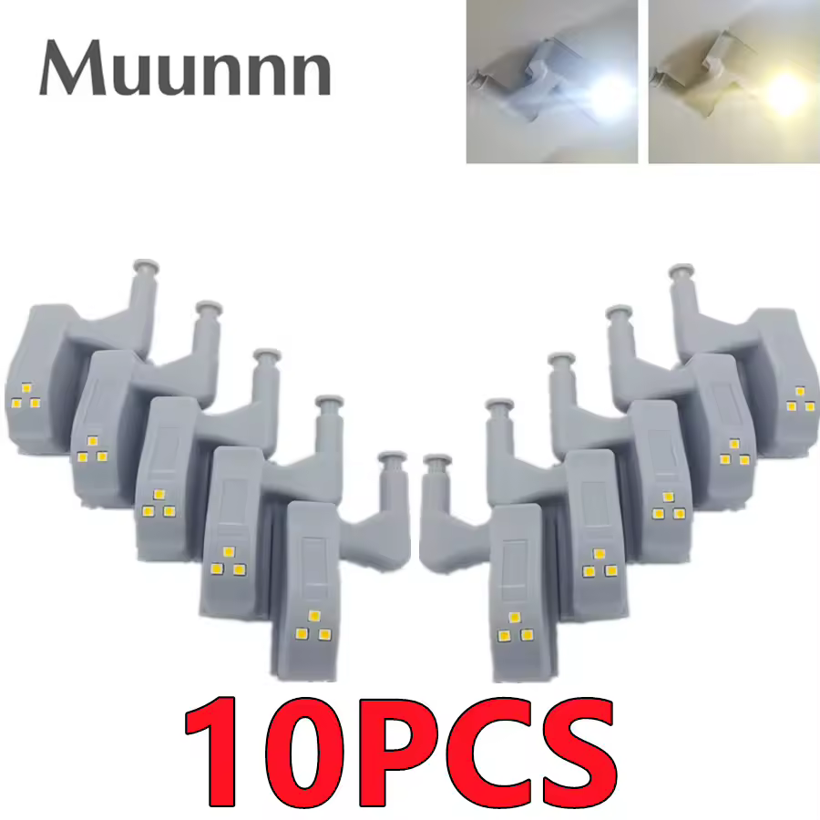 מנורת ציר פנימית LED מתחת לארון תאורת ארון אוניברסלית לחדר שינה מטבח ארון לילה