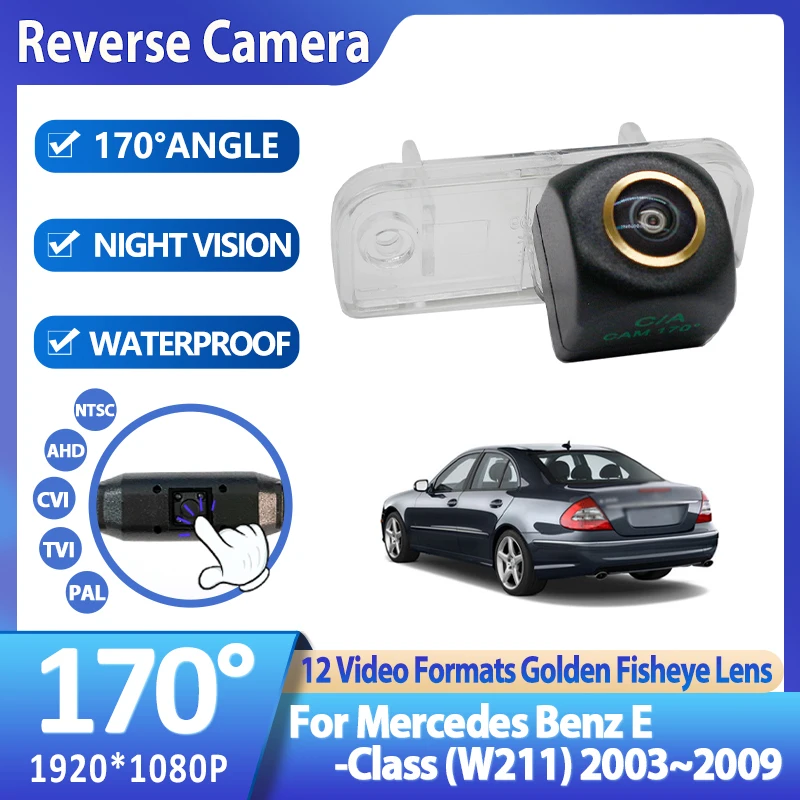 

Car Rear View Camera HD CCD Night Vision Backup Reverse Parking Camera For Mercedes Benz E-Class (W211) 2003~2009 Accessories