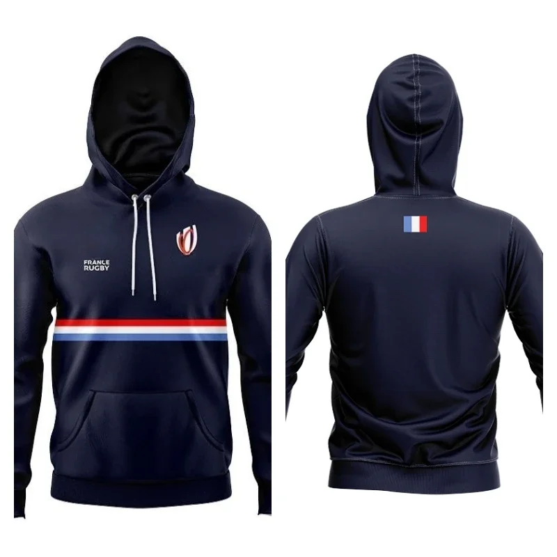 2023 France Home and away Rugby Jersey KIDS Hoodie