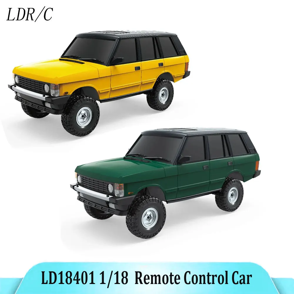 

LDRC 1/18 Scale LD18401 RC Off-Road Climbing Car - Simulation Range Rover Model, 4WD, Kids Toy Car