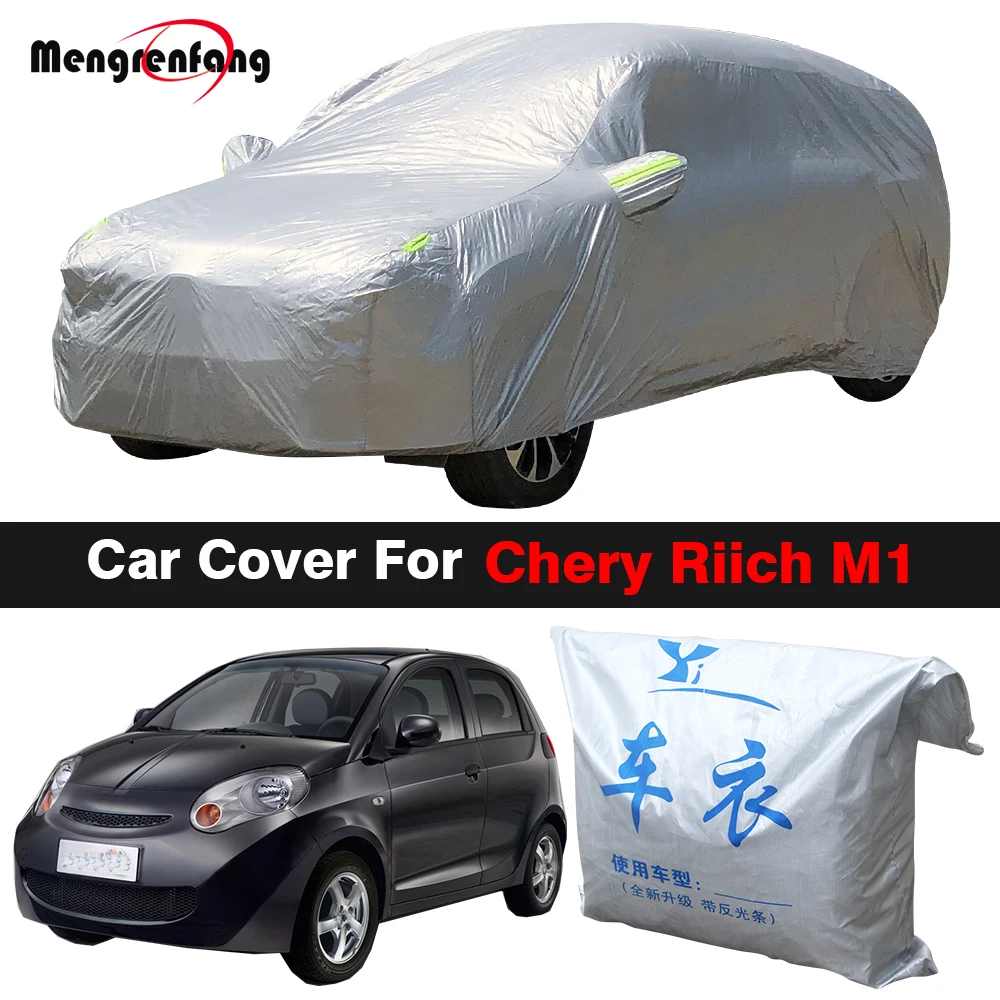 

Car Cover Auto Outdoor Anti-UV Sun Rain Snow Protect Cover Dustproof For Chery Riich M1 S18 DR1