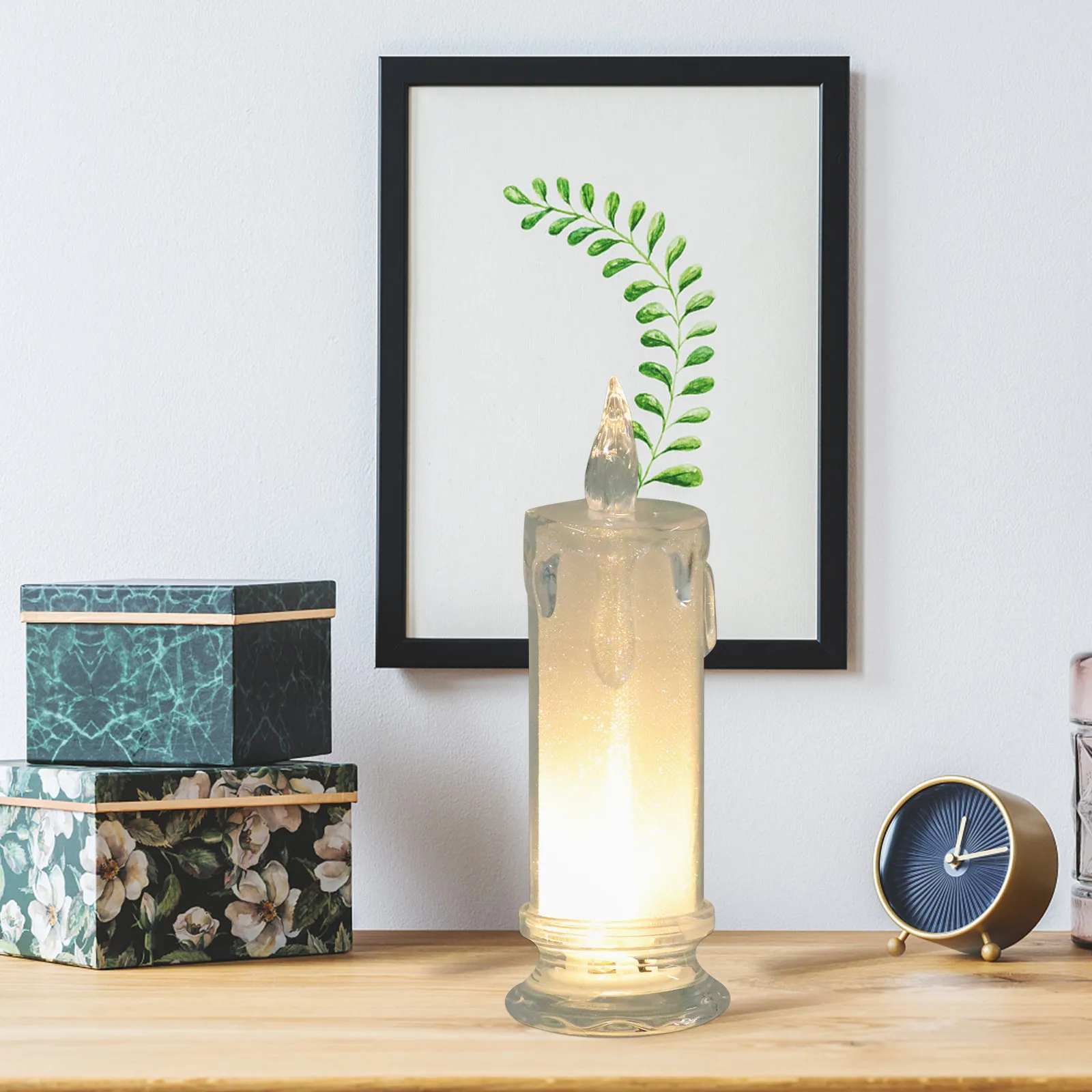 

6Pcs Decorative Lights Flameless LED Electronic Candles with Premium Material for Holiday Party Wedding Event Ambience