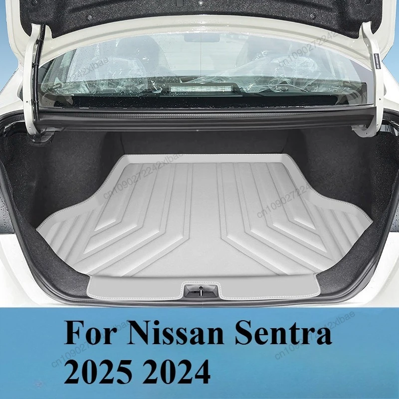 

New Trunk Mat Upgrade - TPE Custom-Fit Your Vehicle Cargo Liner Interior Car Mat Accessories For Nissan Sentra‌ 2025 2024