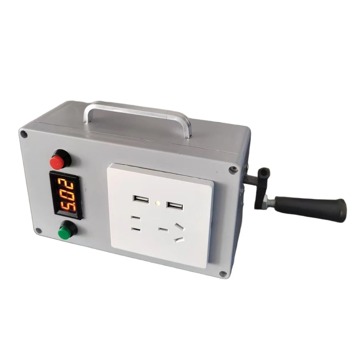 

Hand generator outdoor power supply 220V 150W outdoor camping lighting portable power bank emergency power supply