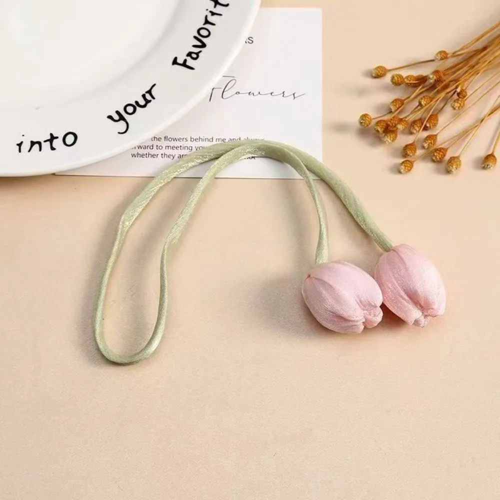 Creative Fashion Tulip Curtain Straps Elegant Beautifully Curtain Tieback Adjustable Curtain Buckle Living Room