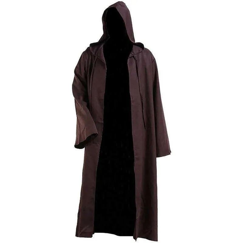 New Halloween Samurai Robe Cosplay Costume Women's Long Cloak Martial Artist Fancy Dress Stage Performance Traditional Chinese