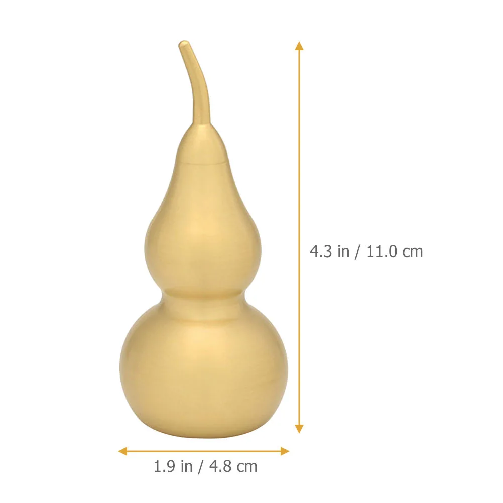 

Decorations Gourd Pendant Office Desk Figurines Home Brass Car Hanging Ornaments