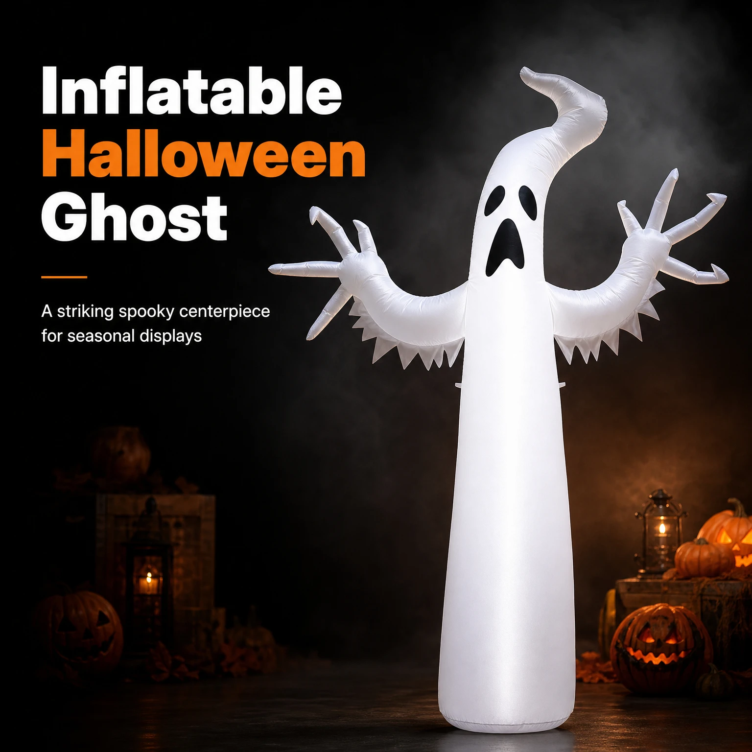 Large Inflatable Halloween Ghost 6
