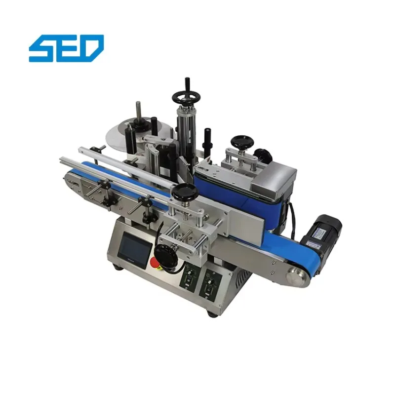 Semi Automatic PET Bottle Sticker Labelling Machine