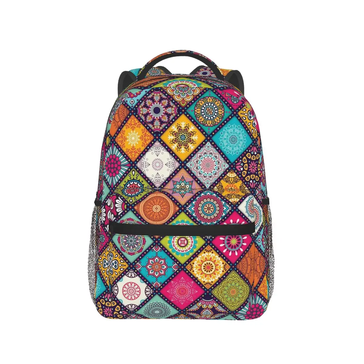 

Bohemia Ethnic Floral Mandalas Backpack Hot Sale Daypack Large Capacity Kids BookBag School Bag Shoulder Bags for Men Women
