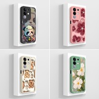 For Vivo Y29 Y29S 4G 5G Phone Shell Beautiful Flowers Upgrade Liquid Silicone Anti Slip Durable Cases For Vivo Y 29 Y 29S Bumper